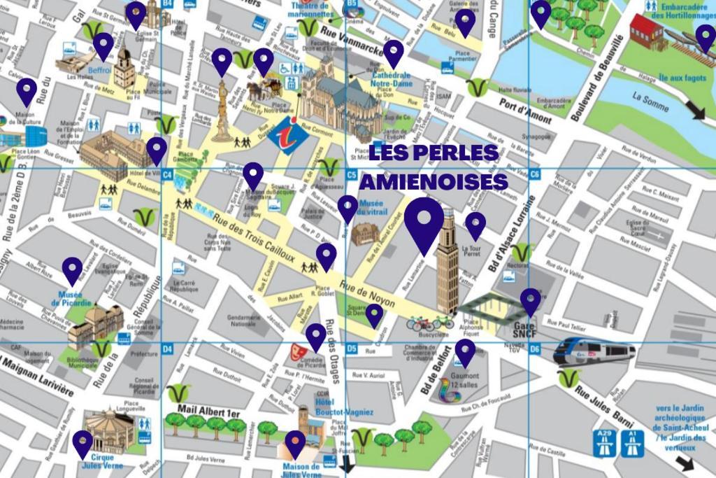 Appartement Les Perles Amiénoises ☆ White Pearl ☆ Hyper Centre ☆ *